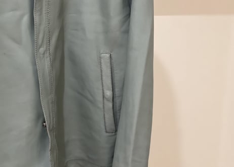 emporio armani sheep leather shirt jacket