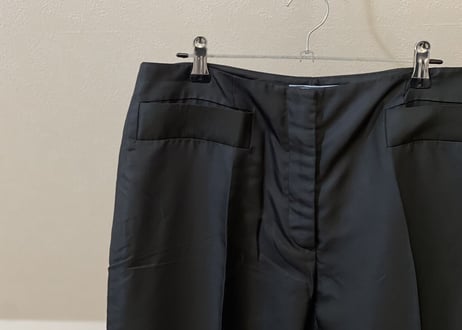 prada silk trousers