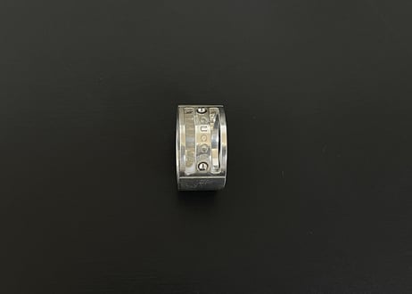 gucci silver ring 20号