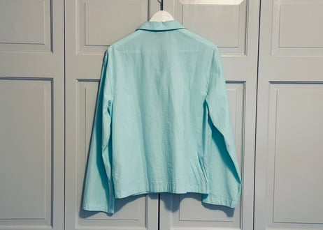 hermes mint green shirt jacket