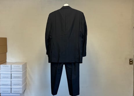 burberry stripe double set up suit