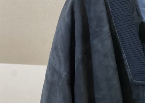 loewe ovre size leather jacket