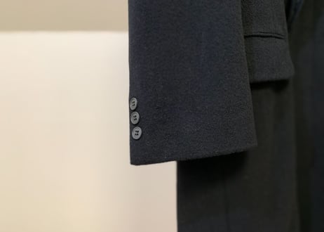 90s wool chesterfield coat