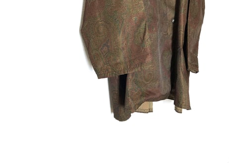 80s etro paisley over size coat