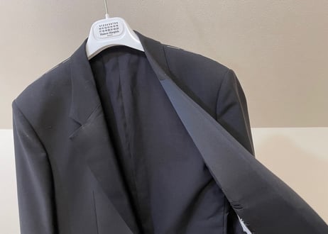 maison margiela 2019ss tuxedo set up suit dead stock