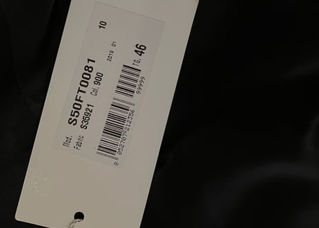 maison margiela 2019ss tuxedo set up suit dead stock