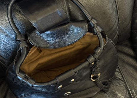 salvatore ferragamo leather bag