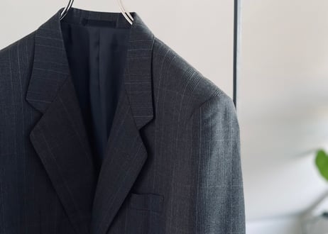 saint laurent check set up suit
