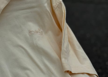 hermes "Le Duc logo" polo shirt light yellow
