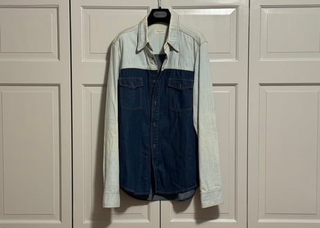 dries van noten denim shirt jacket