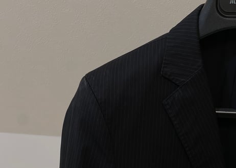 jilsander stripe tailored jacket