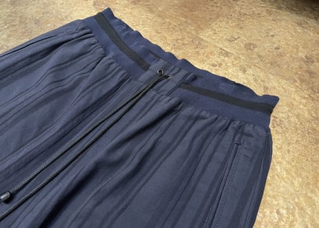gianfranco ferre stripe eazy wide pants
