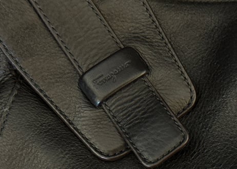 salvatore ferragamo leather bag