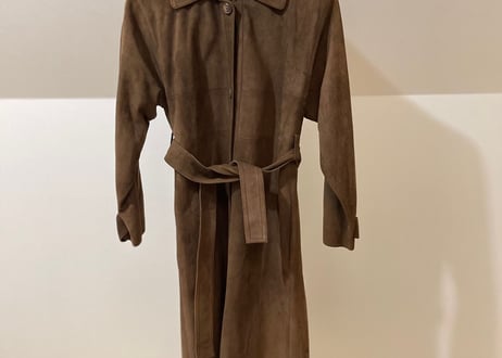 saint laurent leather coat