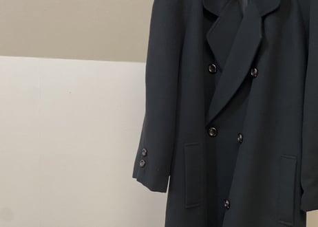 80-90s pure cashmere double long coat #9
