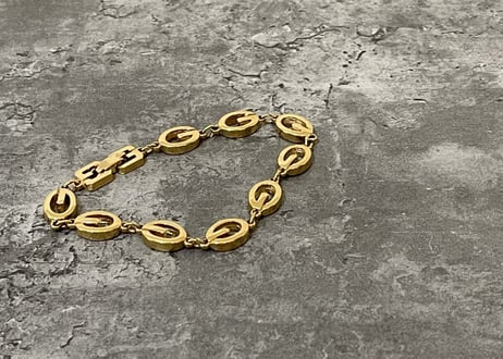 80s givenchy gold bracelet