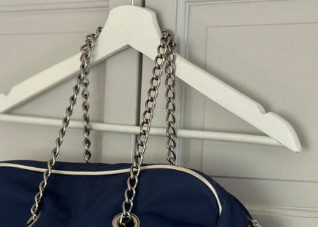 comme des garcons chain bag