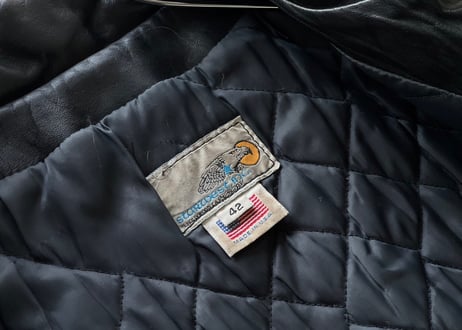 80's leather blouson made in USA
