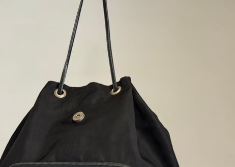 prada nylon draw strings nylon bag
