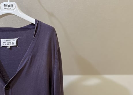 maison margiela 2013ss purple cardigan