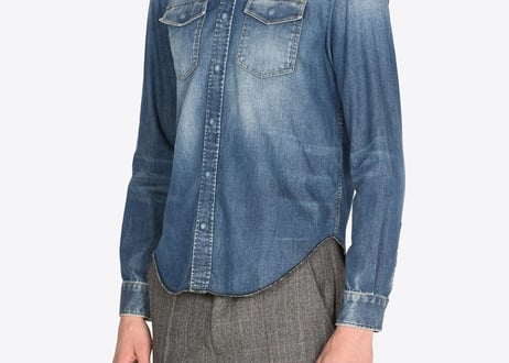 maison margiela denim shirt dead stock