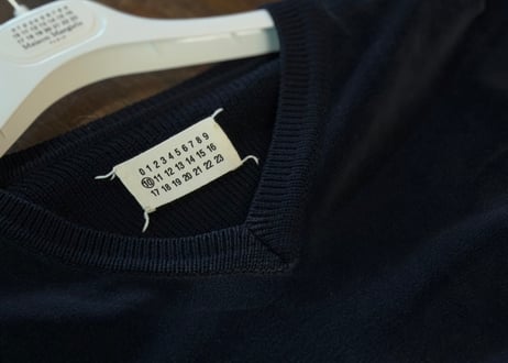 maison margiela "ここのえ期" velvet 再構築 knit