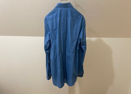 dolce&gabbana 2019ss gold line blue shirt
