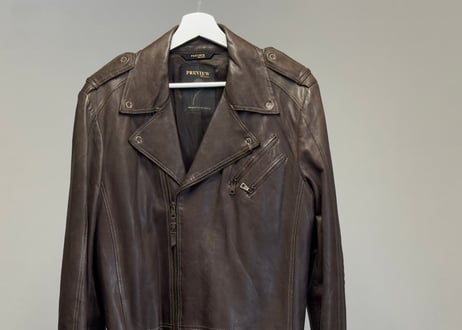 preview made in Italy leather belted coat