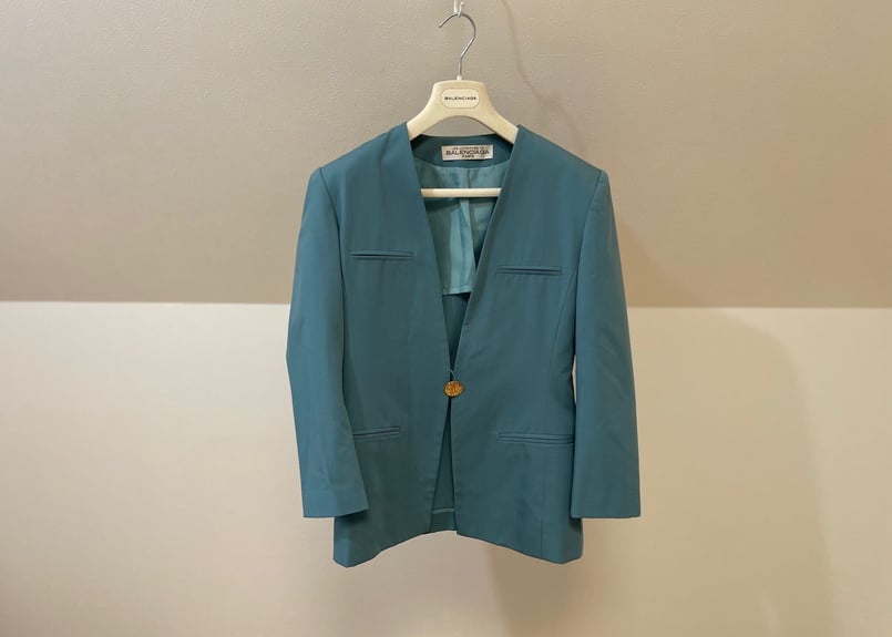 80-90s balenciaga no collar jacket | weekend tokyo