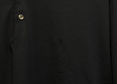 80-90s loewe anagram logo polo shirt