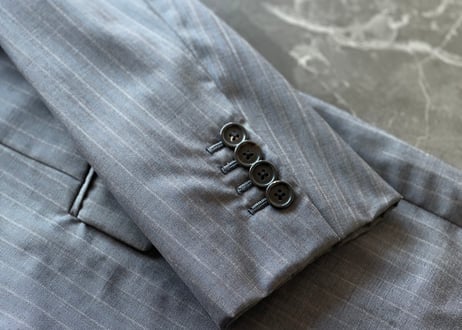 prada stripe set up suit