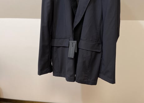 ann demeulemeester 2020ss double jacket dead stock