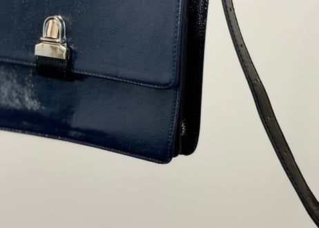 mm6 maison margiela leather shoulder bag