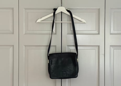 loewe anagram logo leather shoulder bag #1