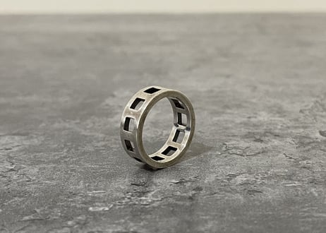 80s gucci silver ring