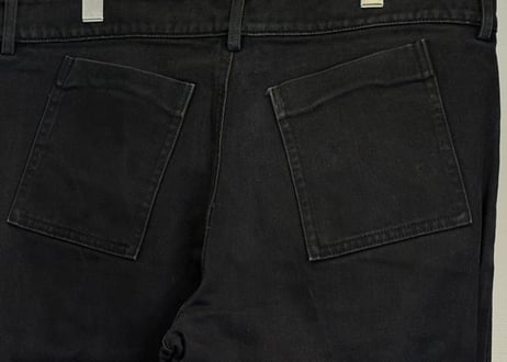 balenciaga by "nicolas ghesquière" wide denim pants