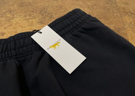 maison kitsune 2022aw sweat pants dead stock