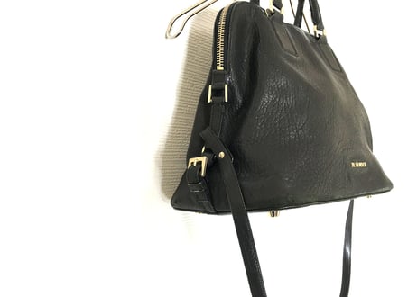 jilsander leather bag black
