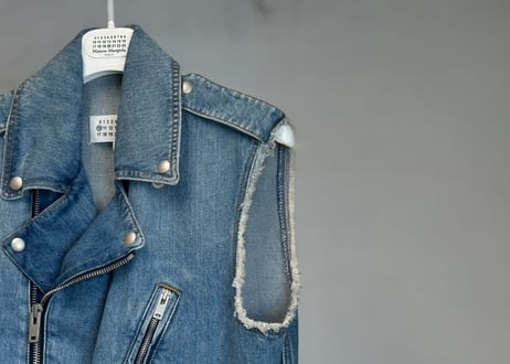 maison margiela sleeveless denim jacket