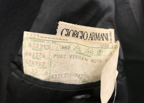 giorgio armani chesterfield coat