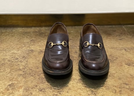 gucci heel bit loafers 42