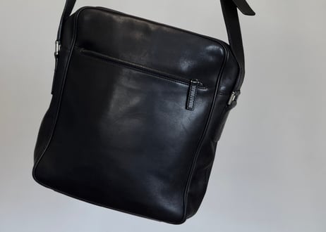 yves saint larurent rive gauche leather shoulder bag
