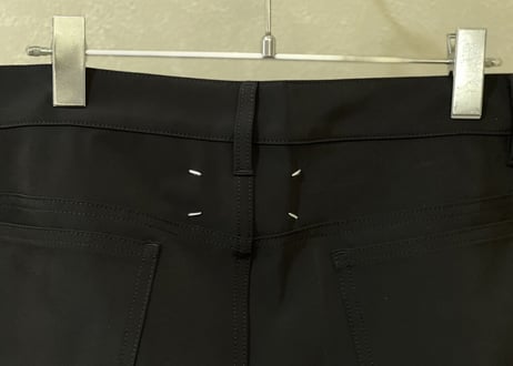 maison margiela 2020ss black pants dead stock