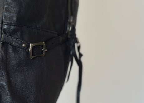 ren leather back pack