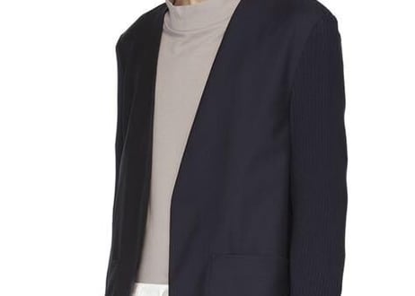 maison margiela 2020ss ”再構築” collar less jacket dead stock