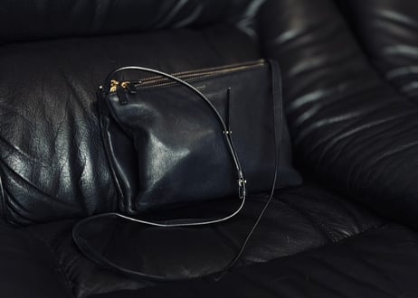 celine by ”Phoebe Philo” logo leather shoulder bag
