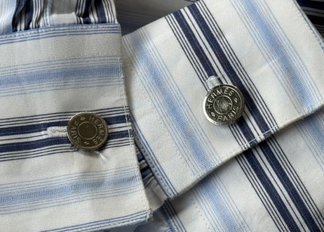 hermes serie button shirt stripe