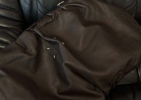 maison margiela "ここのえ最終期" leather chain shoulder bag