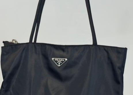 prada nylon logo bag