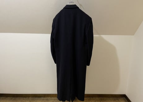 lanvin cashmere double chester field coat